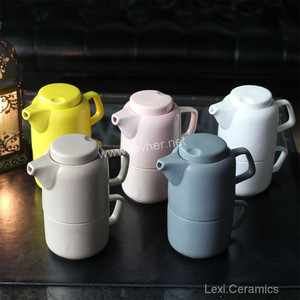 Té para un set al por mayor <span class=keywords><strong>con</strong></span> láser de acero inoxidable filtro gris <span class=keywords><strong>mate</strong></span> taza de té diseño recto para Home Hotel Oficina - Product Image 6