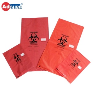 ถุงนึ่งฆ่าเชื้อสำหรับของเสียอันตรายทางชีวภาพพร้อมแผ่นแปะแสดงอุณหภูมิสีแดงส้มหรือใส - Product Image 6