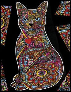 Astronaute Velours <span class=keywords><strong>Blacklight</strong></span> Art Mural - Product Image 1