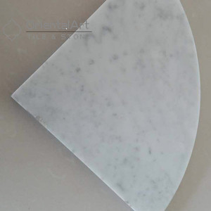 Bằng đá cẩm thạch trắng kệ tường round <span class=keywords><strong>corner</strong></span> để bán - Product Image 3