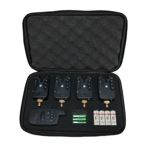 2018 nuovo stile antifurto per la pesca alla carpa <span class=keywords><strong>Set</strong></span> di allarmi elettronici per morso 4 allarmi e 1 ricevitore + custodia - Product Image 2