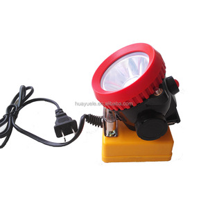 DIRIGIDO carbón li-ion batería recargable de emergencia inalámbrico cabeza lámpara LED caplamp mineros - Product Image 1