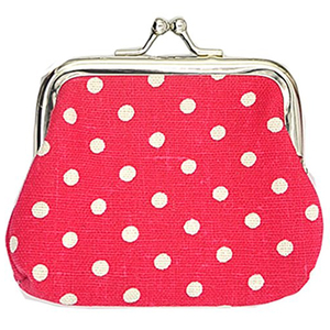 Coin Pouch Purse <strong>Canvas</strong> Gift Jewelry Pouch Clasp Closure <strong>Wallet</strong> - Product Image 2