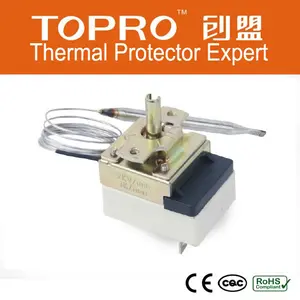 Compresor de sobrecarga inflar termostato capilar Protector térmico interruptor de temperatura 250VAC 15A