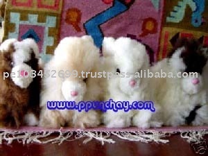 ของเล่นสำหรับเด็กที่ทำจากขนสัตว์ของชาวเปรูมีแรงบันดาลใจจากกระต่ายแรกเกิด - Product Image 1