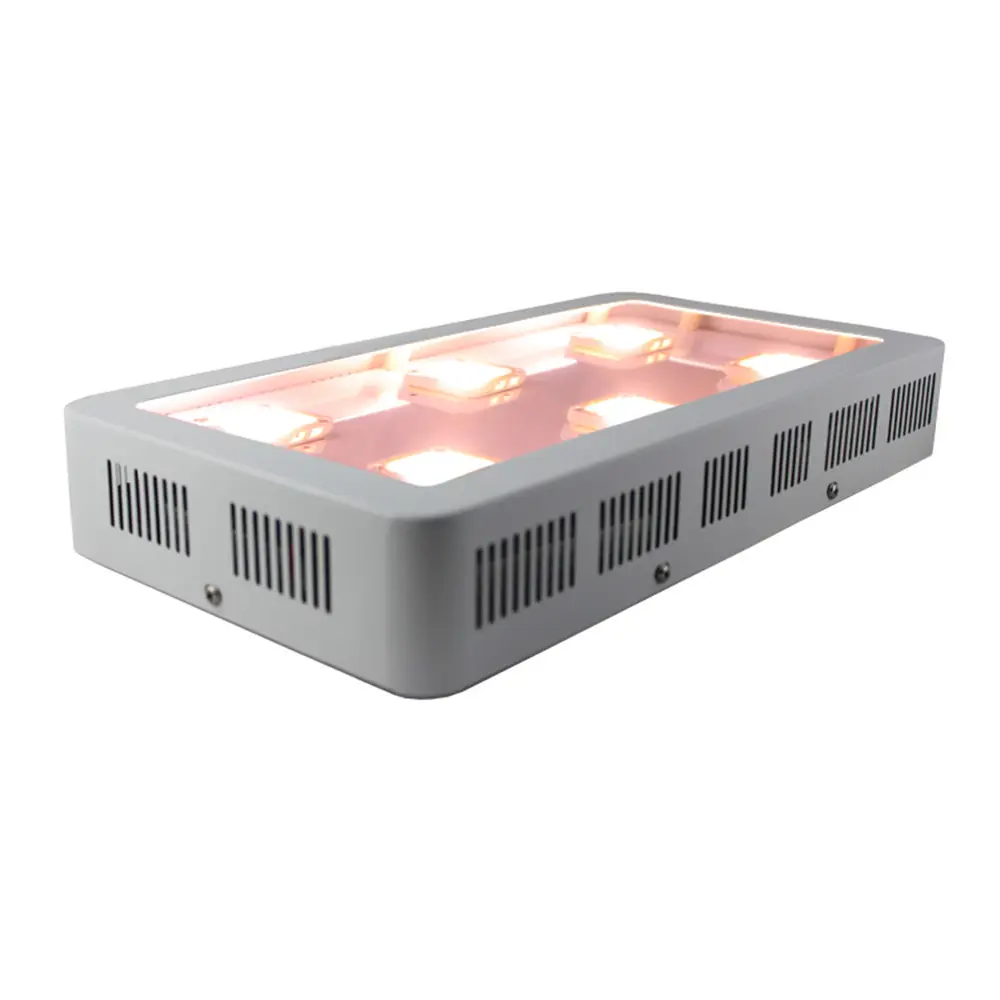 1800W Cob Led Grow Light, x6 Volledige Spectrum Licht Groeien Voor Kas En Kamerplanten Bloeiende Groeiende (Wit)