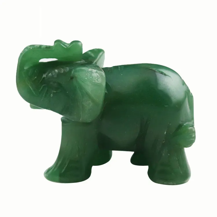 Hoge Kwaliteit Chinese Jade Olifant Standbeeld