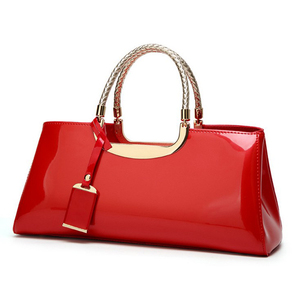 Sac <span class=keywords><strong>à</strong></span> main populaire en cuir PU verni brillant pour femme, fourre-tout pour dames, fournisseurs de sacs <span class=keywords><strong>à</strong></span> main - Product Image 1