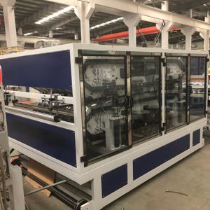 Línea de producción de azulejos de policarbonato corrugado de plástico transparente/hoja de onda para máquina de fabricación de extrusora de techos - Product Image 3