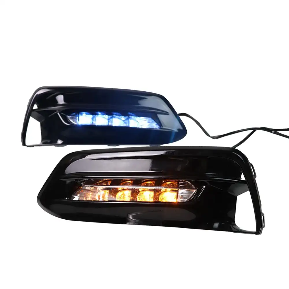 12v And 24v Cars Led Daytime Running Lights For Honda Accord 2018 - 2020 With YELLOW Light