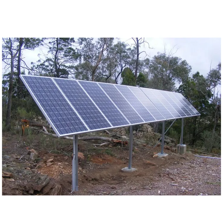 ソーラーPV地上取り付けシステム太陽追跡ソーラーパネルマウント