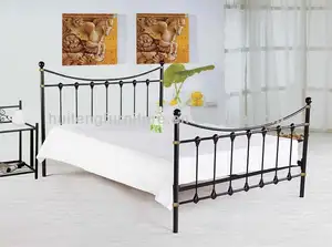 2022 Fabrikant Nieuwste Ontwerp Zwart <span class=keywords><strong>Bed</strong></span> <span class=keywords><strong>Frame</strong></span> Set Staal Ijzer Kid <span class=keywords><strong>Bed</strong></span> Voor Slaapkamer - Product Image 3