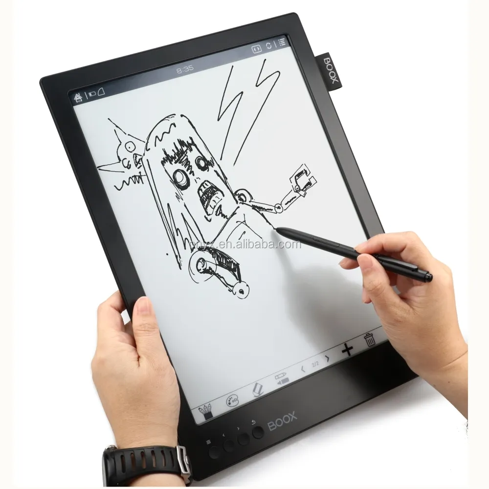 Atacado android 6.0 e-leitor de ebook tinta com stylus Max 2 monitor de 13.3 polegadas e de tinta