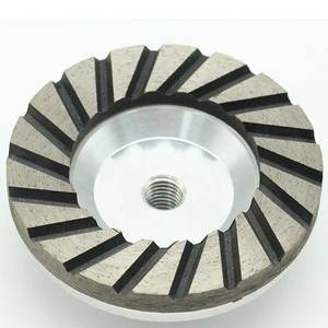 Herramienta abrasiva de molienda de <span class=keywords><strong>copa</strong></span> de diamante de doble fila de alto rendimiento, corte de aluminio vitrificado, desbarbado, resina en forma de <span class=keywords><strong>copa</strong></span> de cerámica - Product Image 1