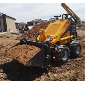 hydraulic digging machine multi-functional utilities skid steer mini