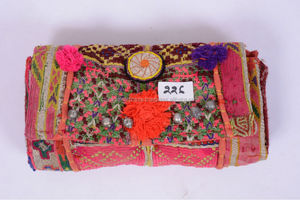 Handmade Banjara Bohemian Cotton Clutch Bag Classic Casual Multi Color HandCrafted Embroidered Eco-Friendly Quality Handicrafts - Product Image 2