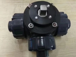 Vanne à bille en plastique pvc à 3 voies, qualité époustouflante, prix d'usine, - Product Image 2