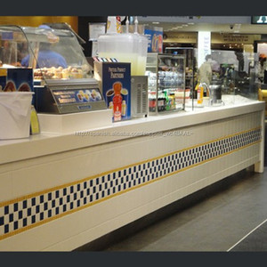 Ee.uu. mercado de piedra artificial contador de material de restaurante de comida rápida mostrador vitrina refrigerada contador - Product Image 2