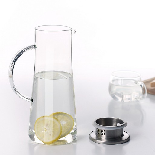 Beverage Pitcher Coffee Water Jug Top grade glass Pitcher Clear Heatproof Glass Water Pot