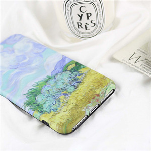 Único Van Gogh campo de trigo IMD pintura mate TPU teléfono móvil caso para el <span class=keywords><strong>iPhone</strong></span> x 8 8 más 7 7 más 6 6 Más - Product Image 4
