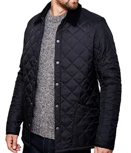 Оптовая продажа, Мужская Повседневная Городская Классическая куртка, винтажная стеганая куртка для зимы, геррен, Блузон, куртка, куртка для мужчин