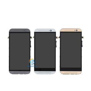 Phụ Kiện Thay Thế Linh Kiện Sửa Chữa Phụ Kiện Mặt Kính Bảng Điều Khiển Màn Hình Cảm Ứng Cho Màn Hình LCD <span class=keywords><strong>HTC</strong></span> <span class=keywords><strong>ONE</strong></span> M8 Với Khung Lắp Ráp - Product Image 1