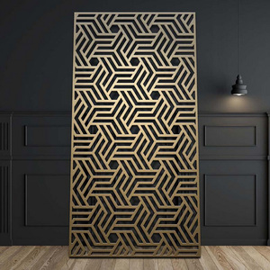 Văn Phòng Màn Hình Phân Vùng Laser Cắt Màn Hình Trang Trí Chạm Khắc Phân Vùng Màn Hình - Product Image 4