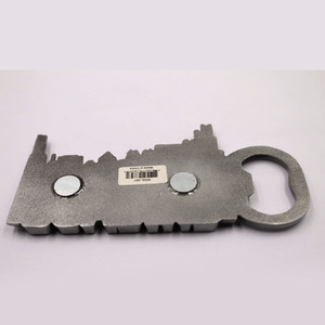 Ouvre-bouteille magnétique de réfrigérateur USA Souvenir Metal <span class=keywords><strong>Skyline</strong></span> Chicago - Product Image 2