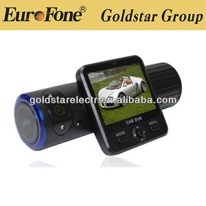 Carcam 5.0 mega 1080p*720p dvr coche con x6000 2.0" pantalla, 120 grado de doble lente + g- sensor de + gps - Product Image 1