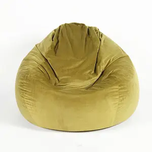 Pastoral Zeytin Yeşili Gözyaşı Dev Fasulye Torbası/Puf Mobilya Beanbag