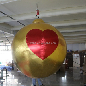 Globo Gigante Inflable Navideño Colorido, Bomba de Aire, Impresión por Transferencia Térmica, Marca <span class=keywords><strong>Waha</strong></span> - Product Image 4
