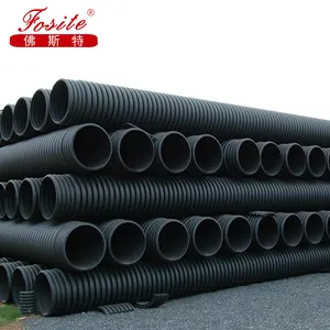 HDPE Çift Duvar Oluklu Boru için Su Drenaj Dwc Yeraltı Boru