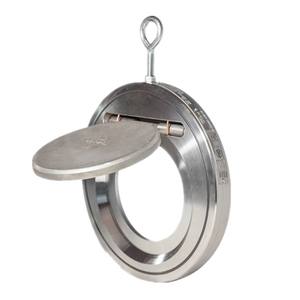 Válvula de Retenção de Porta Única Tipo Wafer em Aço Inoxidável 316 ANSI 150 para Drenagem - Product Image 1