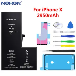 NOHON Ersatz-Handy-Akku für iPhoneX-Akku 2950mAh