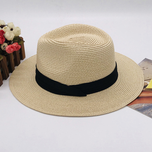 Venta al por mayor <span class=keywords><strong>de</strong></span> papel natural paja playa pesca al aire libre viajes Casual Unisex moda verano Panamá sombrero - Product Image 2