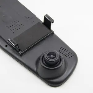 1080P Автомобильный видеорегистратор Двойной объектив Автомобильная камера Зеркало заднего вида Видеорегистратор Зеркало Видеорегистратор с автоматическим черным ящиком Ночное видение G-сенсор
