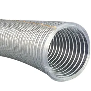 防静电弹簧 pvc 钢丝编织软管电动防静电软管高品质 pvc 钢丝软管