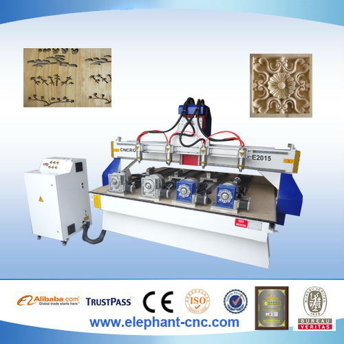 Ele-2015 3d cnc древесины гравировки маршрутизатора, деревянный шкаф фрезерный станок с чпу, китай древесины чпу