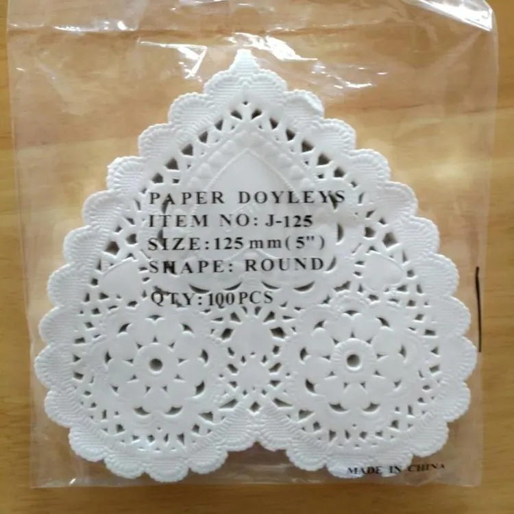 Good quality all size paper doily food contact safe paper mat