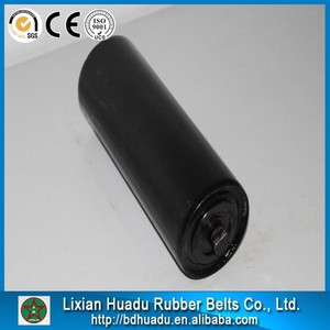 Thép Đen Băng Tải Băng Tải Con Lăn <span class=keywords><strong>Idler</strong></span> Tráng Phẳng Tác Động Trở Lại Con Lăn Chuyển Tiếp Năng Lượng Cao Su Và Khai Thác Mỏ Hơn 5 Mm - Product Image 2
