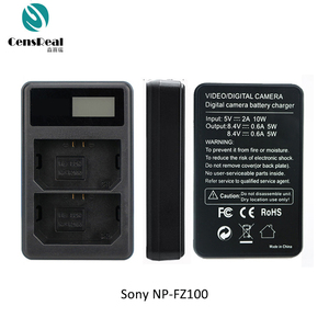 Caricabatterie doppio USB DuraPro NP-FZ100 per Sony <span class=keywords><strong>ILCE</strong></span>-9 <span class=keywords><strong>ILCE</strong></span> Alpha 9 A9 - Product Image 3