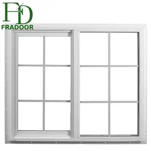 Обычное высококачественное недорогое окно из алюминия квадратной формы