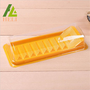 Clear Transparent Plastic <strong>Cake</strong> <strong>Slice</strong> Storage <strong>Box</strong> - Product Image 1