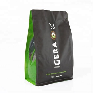 Đáy Phẳng Nhôm Lá Cà Phê Bean Bag Bao Bì Với Van Và Zip - Product Image 3