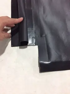 Tấm Bạt Lớn 1000d Tarpaulin PVC Heavy Duty 650gsm Blue Tarpaulin 1000d * 1000D 18*18 Vải Nhựa Bóng Và Mờ - Product Image 2