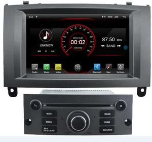 7 "Android 10 REPRODUCTOR DE DVD para coche <span class=keywords><strong>pantalla</strong></span> táctil Tesla <span class=keywords><strong>pantalla</strong></span> para <span class=keywords><strong>Peugeot</strong></span> <span class=keywords><strong>407</strong></span> reproductor de vídeo para coche tablero Digital 4G - Product Image 1