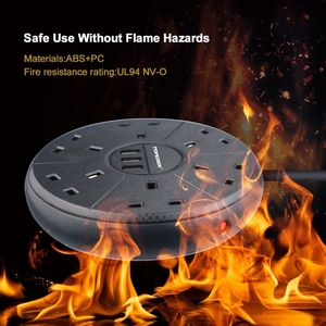 Điện thoại nhà máy tính bảng điện dải Malaysia SIRIM Chứng nhận phẳng Bảng điều chỉnh ổ cắm với USB sạc cổng - Product Image 6