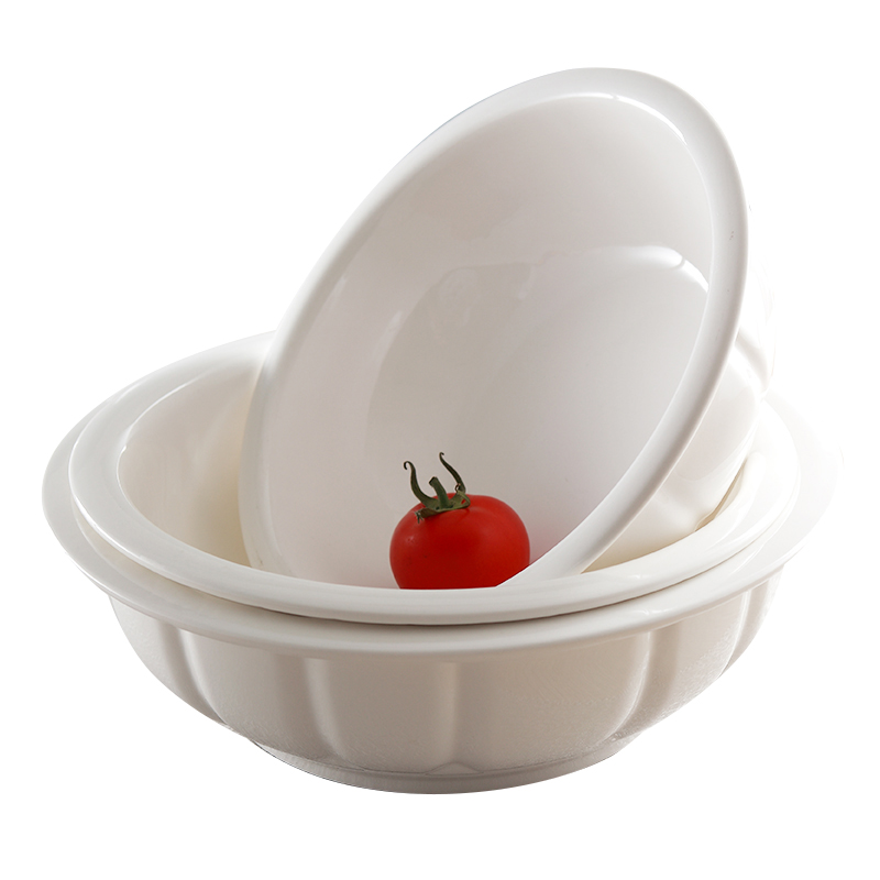 White Porcelain Dinner bowl,Serving Bowl,Large Cereal/Pasta/Soup/Salad Bowl
