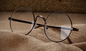 クリアレンズ眼鏡ラウンドサークルメタルファッションレトロOEMカスタムロゴフレーム眼鏡 - Product Image 2