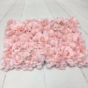 40*60 سنتيمتر العلامة التجارية الجديدة حفل زفاف خلفية العاج كوبية روز زهرة جدار زهر صناعي - Product Image 6